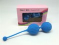 palline blu in silicone,dimetro 3,5